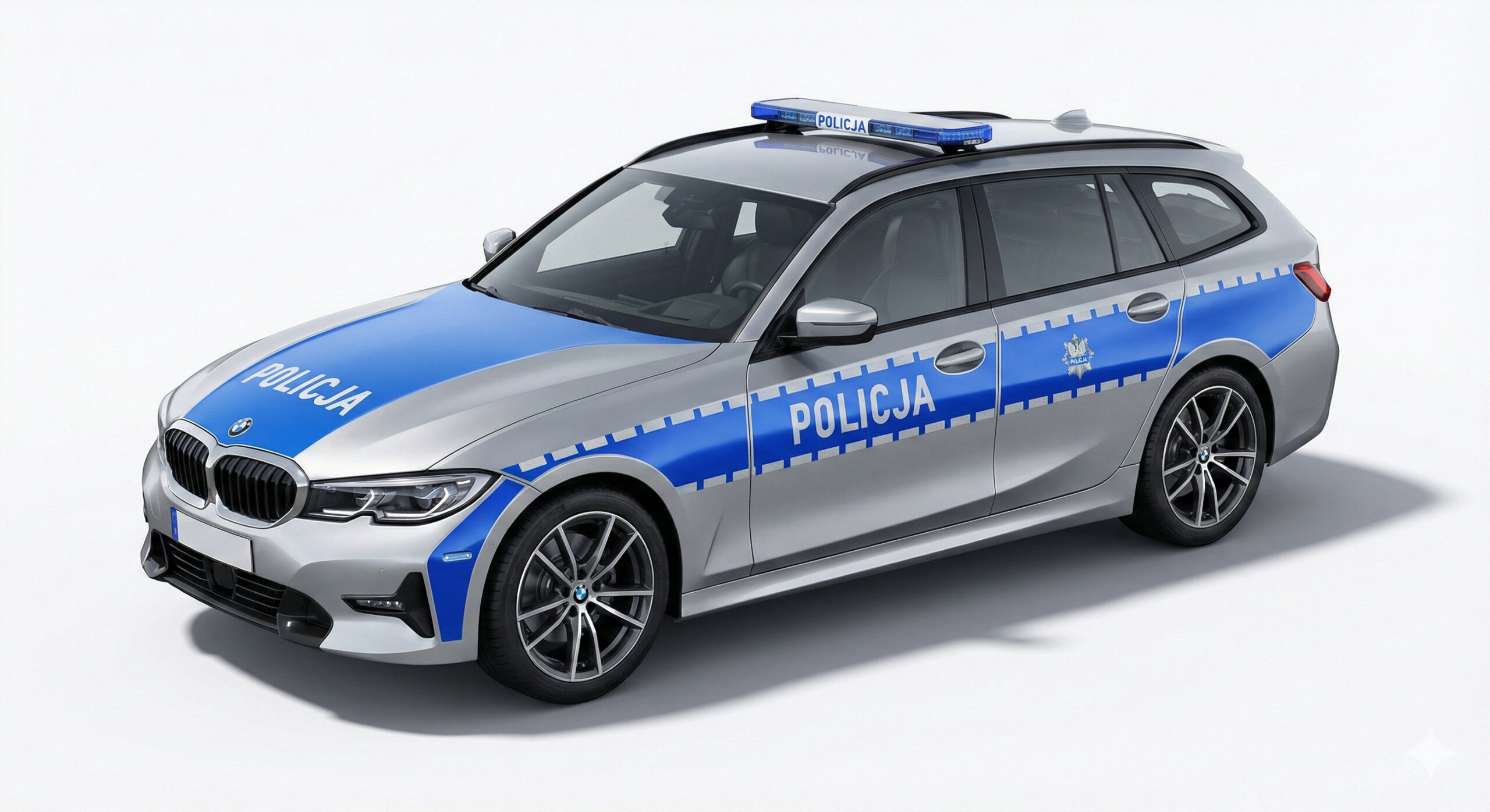 Zidentyfikuj samochód policyjny